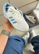 Tênis Adidas Forum Low CL  Unissex - Design Clássico Branco com Detalhes Coloridos |36 a 43 0}